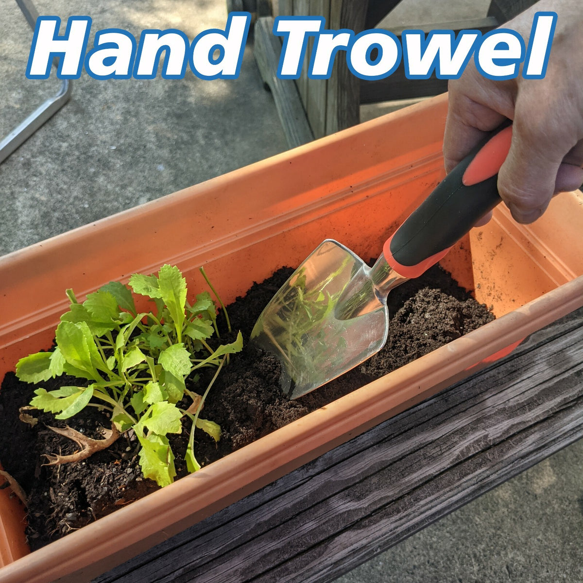 Set of 4 Gardening Tool Set - Cultivator, Transplant & Hand Trowel, Weed Puller