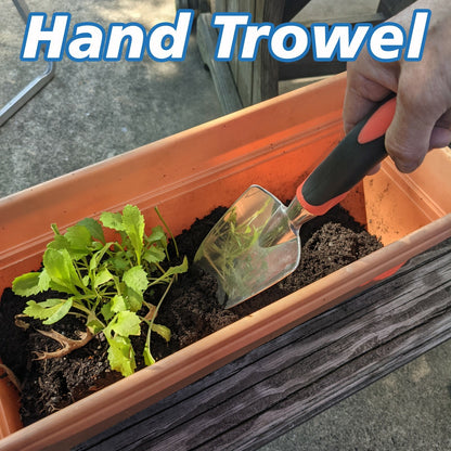Set of 4 Gardening Tool Set - Cultivator, Transplant & Hand Trowel, Weed Puller