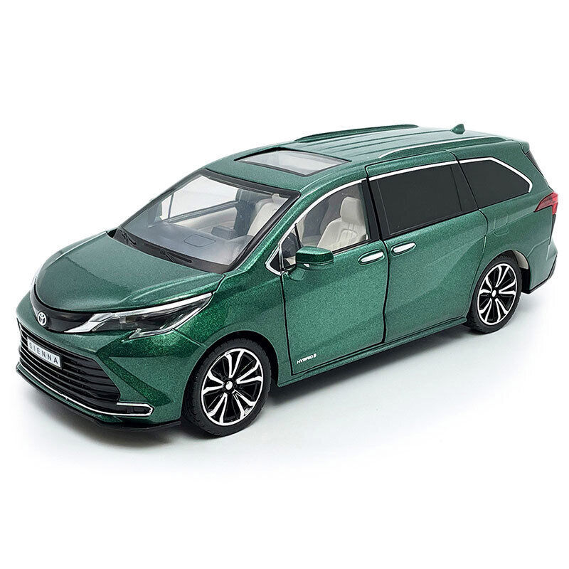 1/24 Sienna MPV Model Toy Car Metal Diecast Toy Vehicle Boys Toys for Kids Gifts