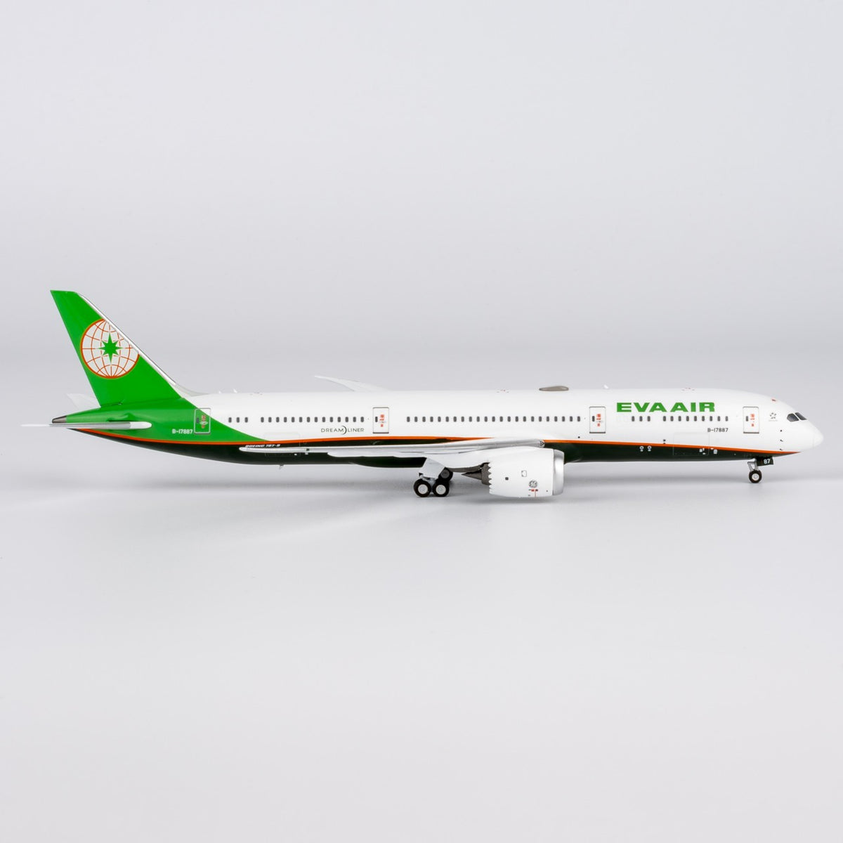 1:400 NGmodels EVA Air Boeing 787-9 Passenger Airplane Diecast Plane Model