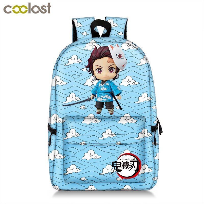Backpack Waterproof Student School Bag Bookbag Cosplay Travel Fashion Red Purple
