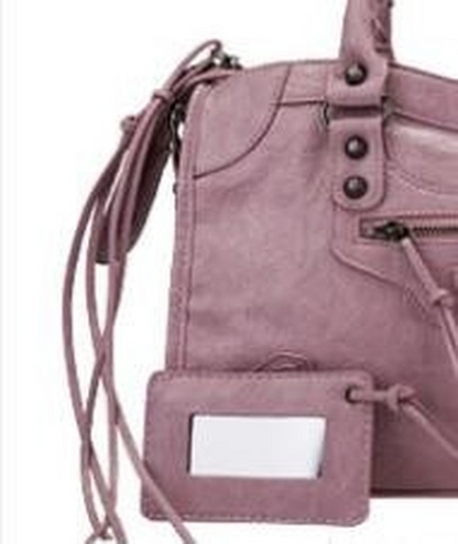 Handbags Women Soft Pu Leather Tassel Motorcycle Bag Crossbody Shoulder Bag