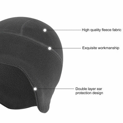 Outdoor Fleece Hat Winter Tactical Camping Beanies Cap Windproof Cycling Hunting