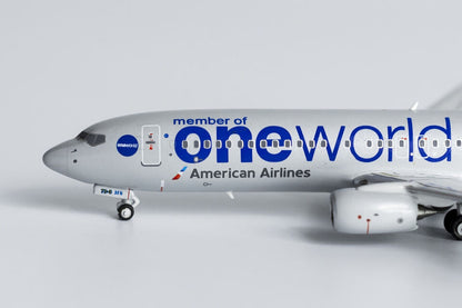 1:400 NG Model American OneWorld BOEING 737-800 Passenger Airplane Diecast Model