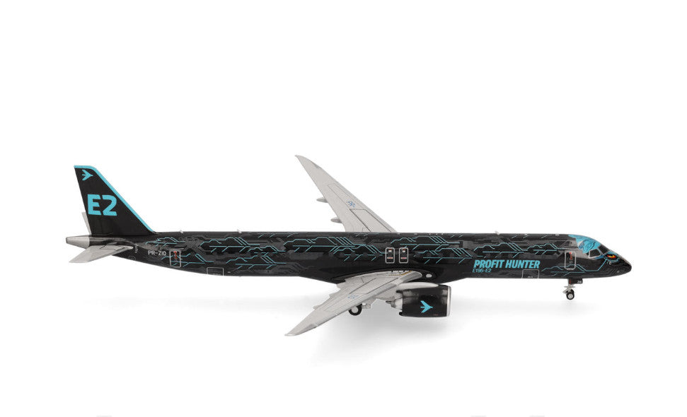 1:200 Herpa Embraer Embraer ERJ-195-E2 Passenger Airplane Diecast Model