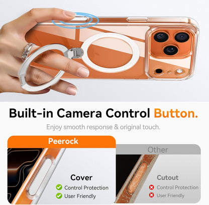 For Iphone 17 Pro Case: with 360° Spin Magnetic Stand, Camera Control Button, Fi