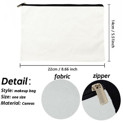 Cosmetic Bag Zipper Beauty Case Makeup Storage Pouch Purse Traveling 14*22CM 1PC