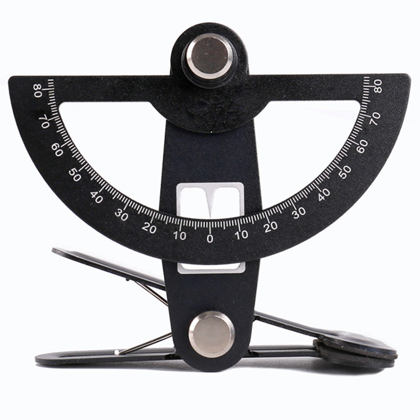 Anodized Aluminum Throw Meter Rudder Angle Ruler Black For RC Model Airplane A
