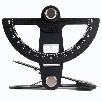 Anodized Aluminum Throw Meter Rudder Angle Ruler Black For RC Model Airplane A