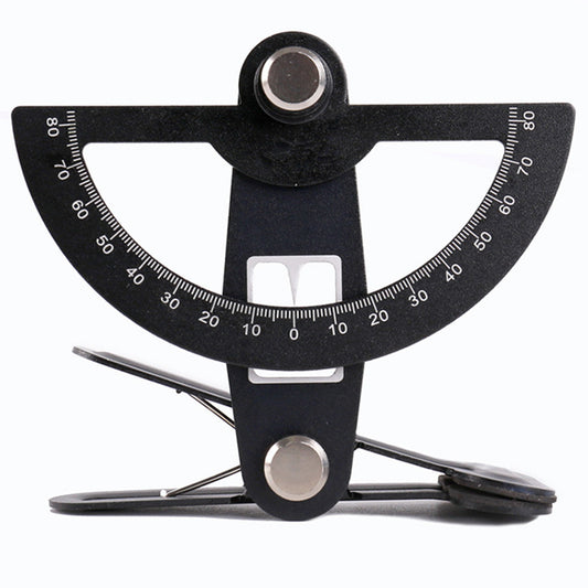 Anodized Aluminum Throw Meter Rudder Angle Ruler Black For RC Model Airplane A