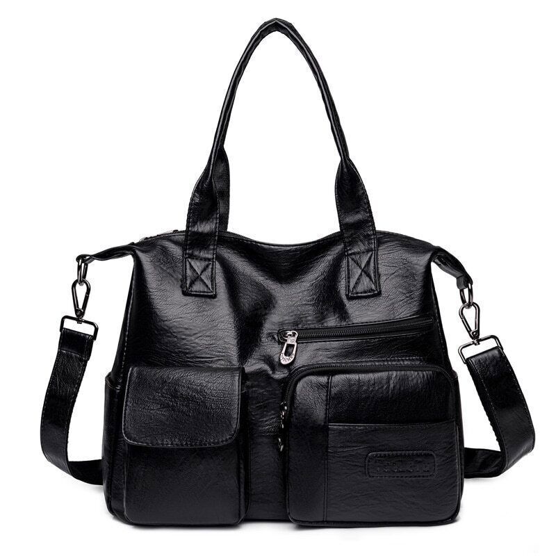 Women's Bag PU Leather Shoulder Bags Women Ladies Handbags