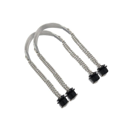 Synthetic Leather Chain Handle Silver Aluminum Handle Bag Handbag Accessories