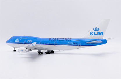 for JC Wings for KLM 100 for Boeing B747-400 PH-BFG 1:200 plane Pre-built Model