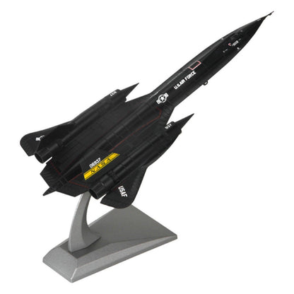 1:144 SR-71 Aircraft Alloy Fighter Airplane Model Simulation Ornaments Display