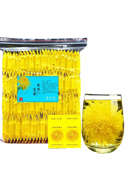 1000 Blooms Golden Chrysanthemum Tea Flower Blossom Cooling Healing Floral Tea