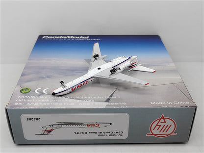 PandaModel TU-134A CSA Czech Airlines OK-HFL 1:400 DIECAST Aircraft Pre-built