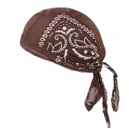 Cycling Head Scarf Quick Dry Bandana Hat Bike Cap Summer Running Riding Cotton