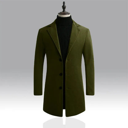 Men Jackets Men Slim Fits Coats Business Mens Long Winter Outwears