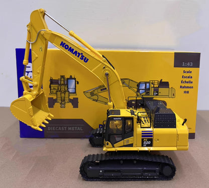 1:43 40CM PC520LC-11M0 Excavator Construction Machine Equipment Diecast Model