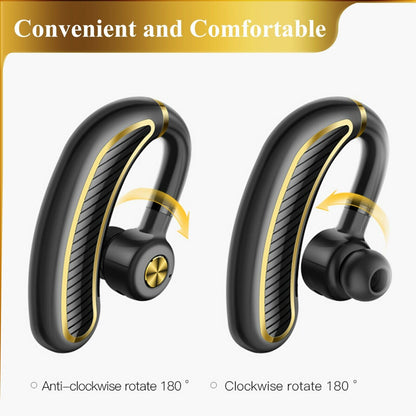 Wireless Bluetooth 5.0 Earpiece Headset Driving Trucker Earbuds Noise Cancelling