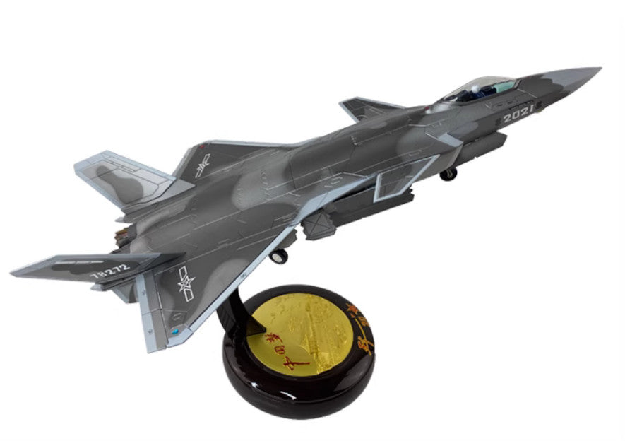 1:48 48CM J-20 Stealth Fighter Plane Aircraft Diecast Aviation Airplane Model