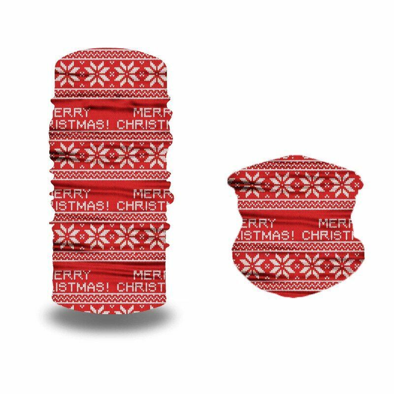 Unisex Printed Neck Gaiter Balaclava Bandana Multifunctional Outdoor Headwear