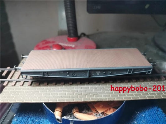 1/72 German 50 Ton Railway Flat Finished Product Model