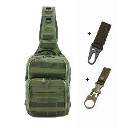 Men Shoulder Chest Bag Sports Nylon Army Hunting Camping Hiking Travel Backpack