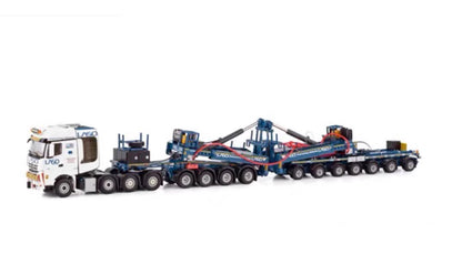 1:50 WSI MB MP4 SLT 8X4 Wind Power Trailer LASO Construct Machine Diecast Model