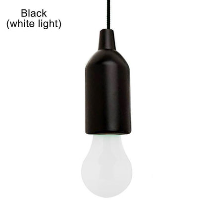 Camping Lamp Portable Battery Emergency Light LED Pull Cord BBQ Party Flashlight