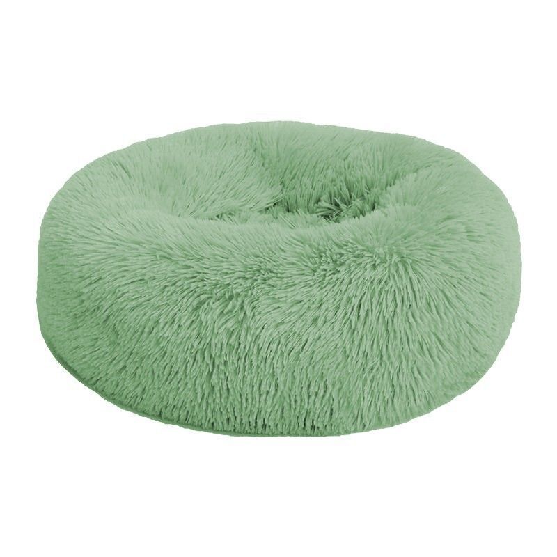 Cat Pet Beds Plush Round Kennel Dog Beddings Winter Warm Soft Mat Supply 40-50cm