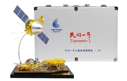 1:30 33CM Terebo China Tianwen 1 Mars Probe Diecast Space probe Aircraft Model