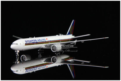 1:400 JC Wings SINGAPORE AIRLINES BOEING 777-300 Passenger Plane Diecast Model