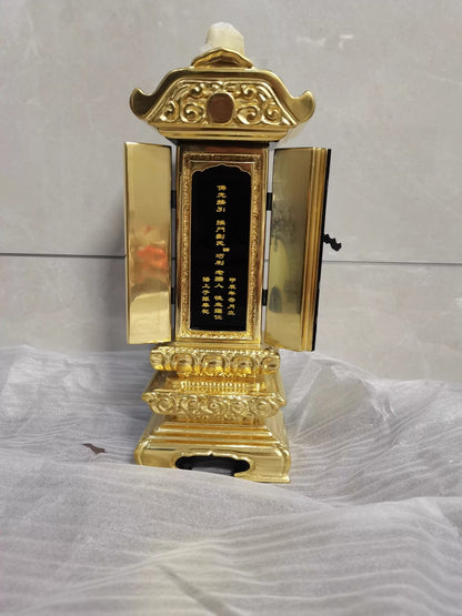 Small Buddhist Altar Butsudan Shrine God Zen House Gohonzon Amulet Home Decor