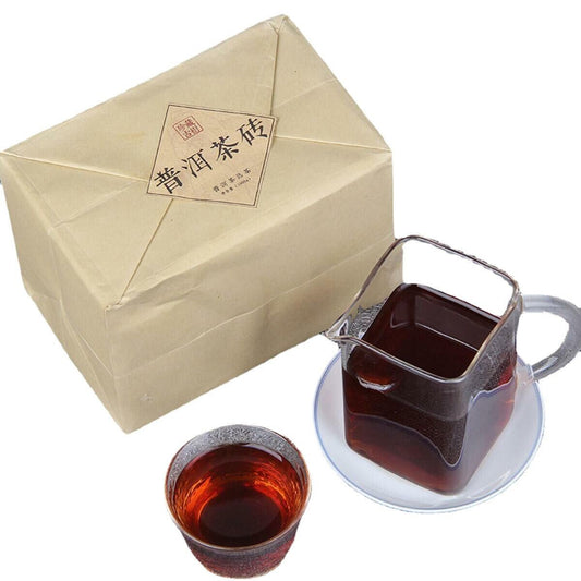 Puerh Tea Brick Ripe Tea Black Tea Icelandic Ancient Tree Yunnan Puer Brick Tea