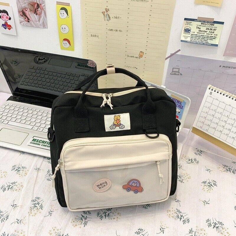 Lovely Multifunctional Backpack Teenage Girls Buckle Portable Female Travel Bags