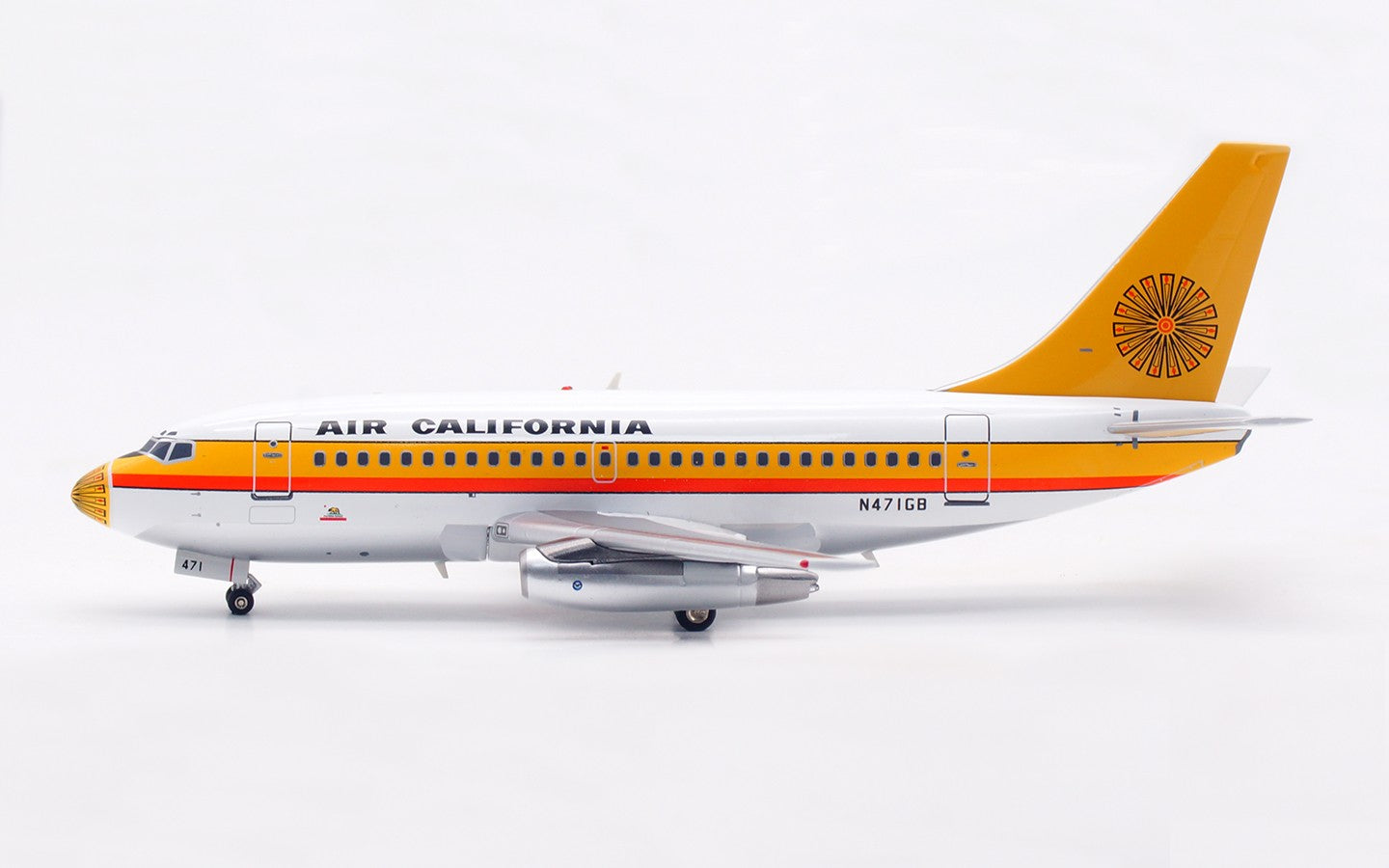1:200 Inflight200 AIR CALIFORNIA Boeing 737-100 Passenger Airplane Diecast Model