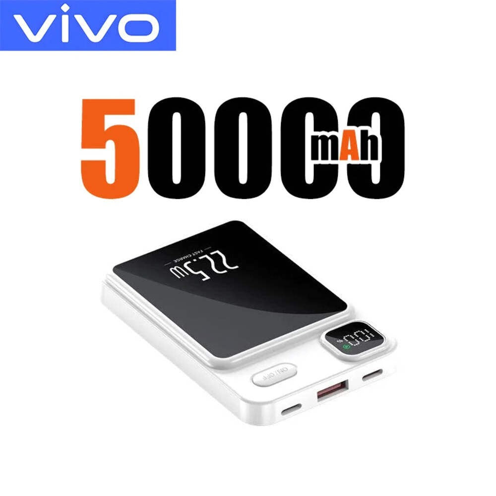 Magnetic Power Bank 50000mAh Wireless Fast Charging Pack