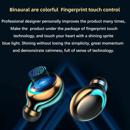 Earbud Bluetooth 5.0 Headset TWS Wireless Earphones Mini Stereo Noise Reduction