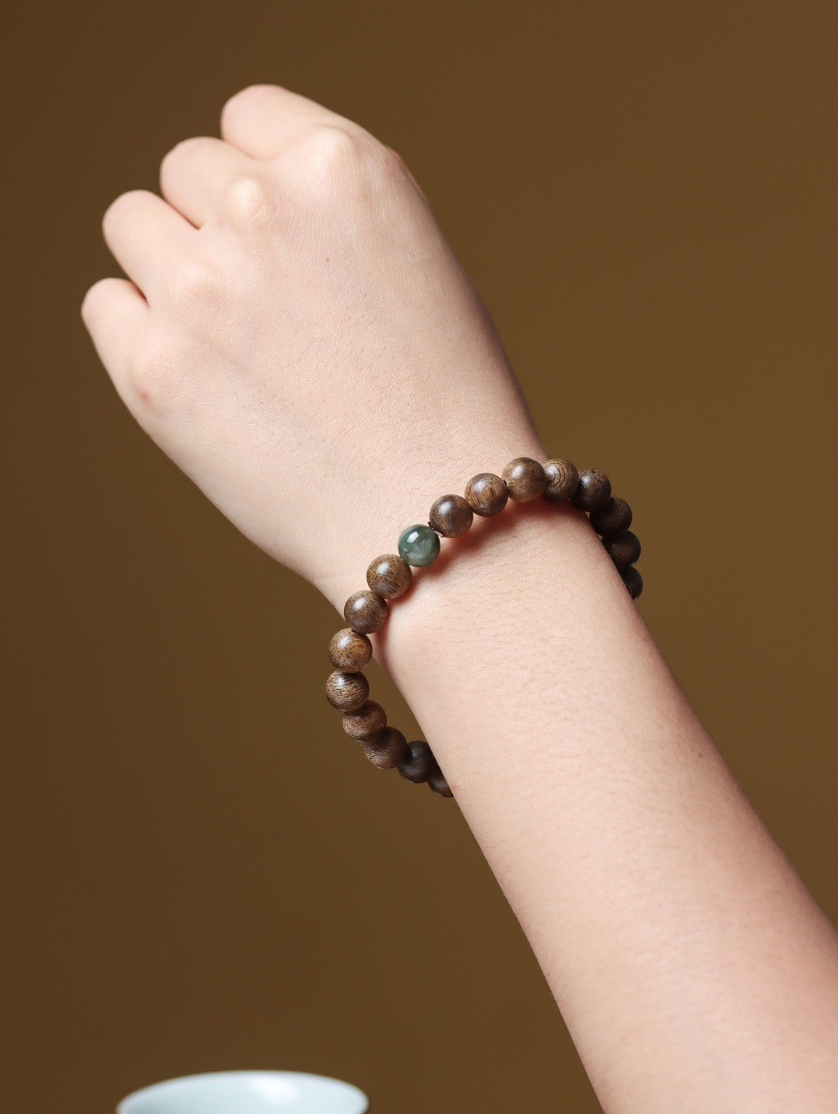 8mm Chinese Natural Eaglewood Handmade Exquisite Bracelets 30562