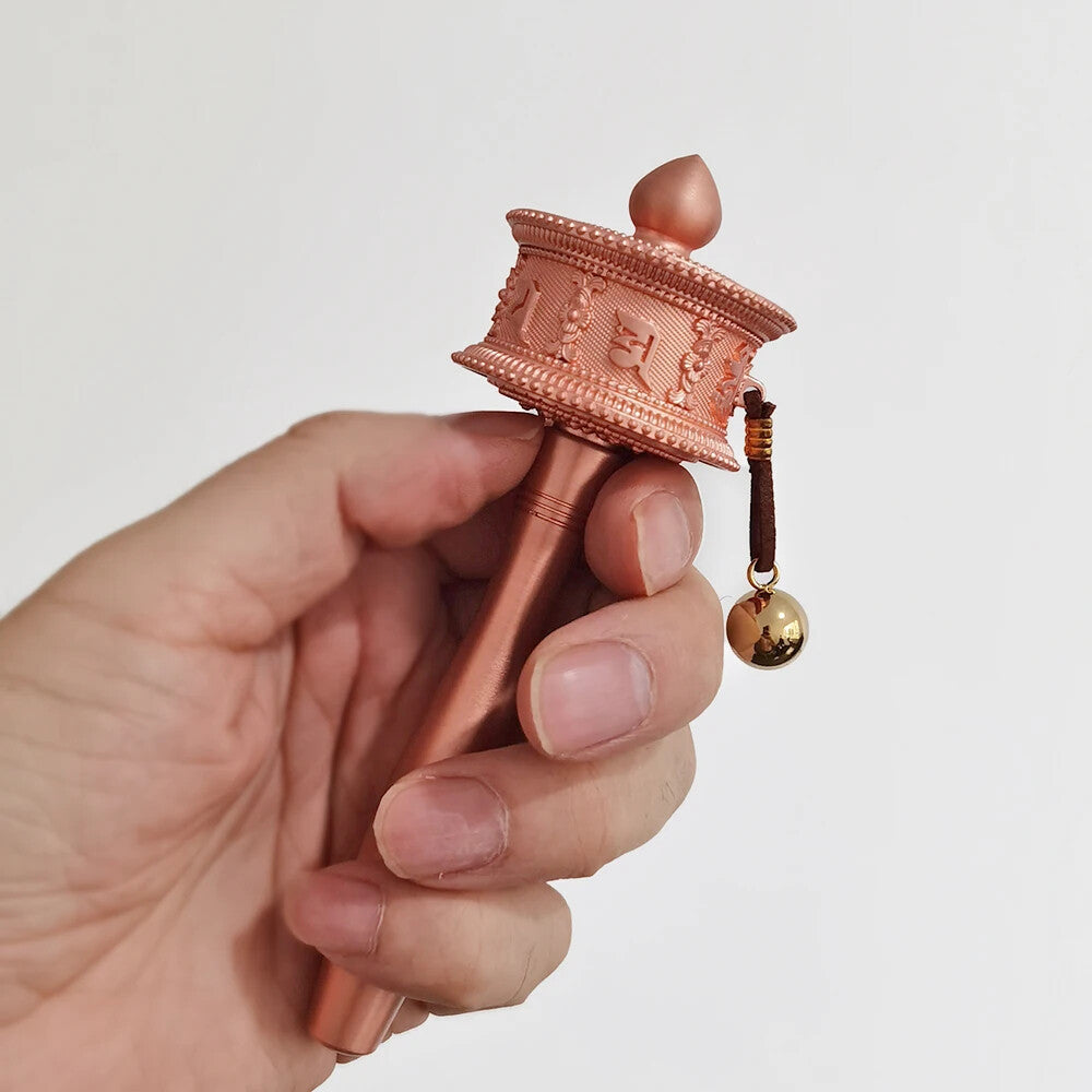 Tibetan Prayer Wheel Relieve Stress and Anxiety Perfect for Buddhist Meditation