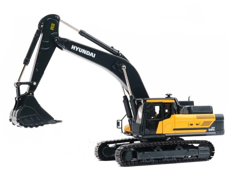 1:43 28CM HX505L Crawler Excavator Contruction Equipment Machine Diecast Model