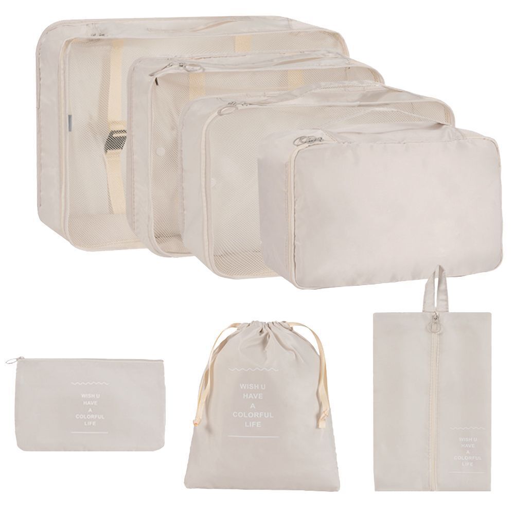 Cosmetic Packaging Bags Double Zipper Organizer Set Lightweight Breathable Mesh