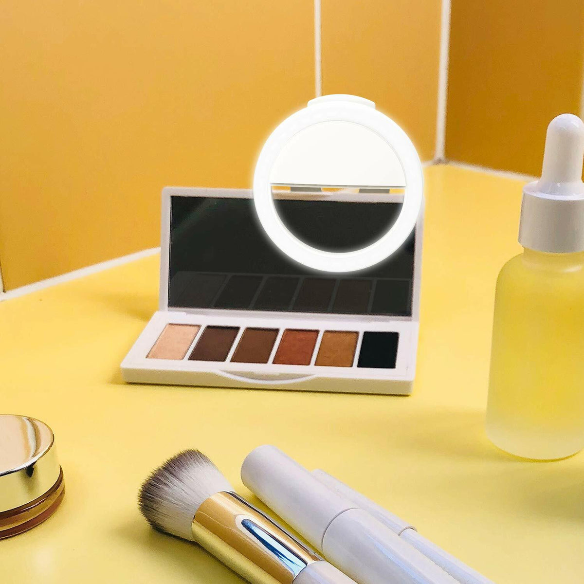 Rechargeable Selfie Ring Light with 3 Brightness Modes, Charging Cable Included
