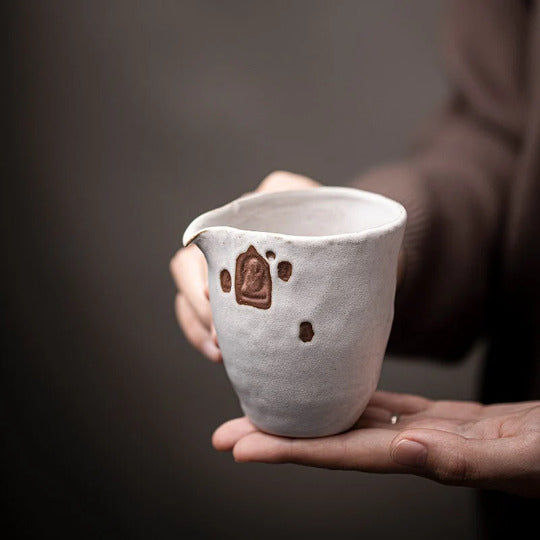White Ceramic Tea Pitchers Chahai 230ml