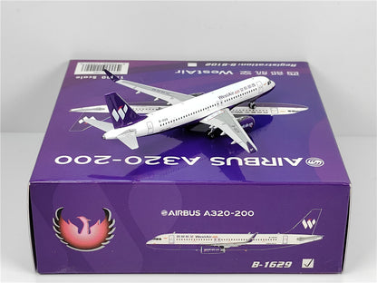 1:400 Phoenix WestAir AIRBUS A320 Airplane Diecast Aircraft Plane Model
