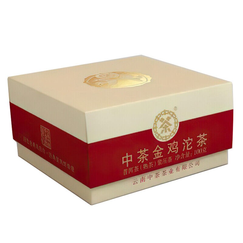 2020 Zhongcha Golden Rooster Tuo Tea Pu-erh Tea Tuocha 100g Ripe Pu'er Box