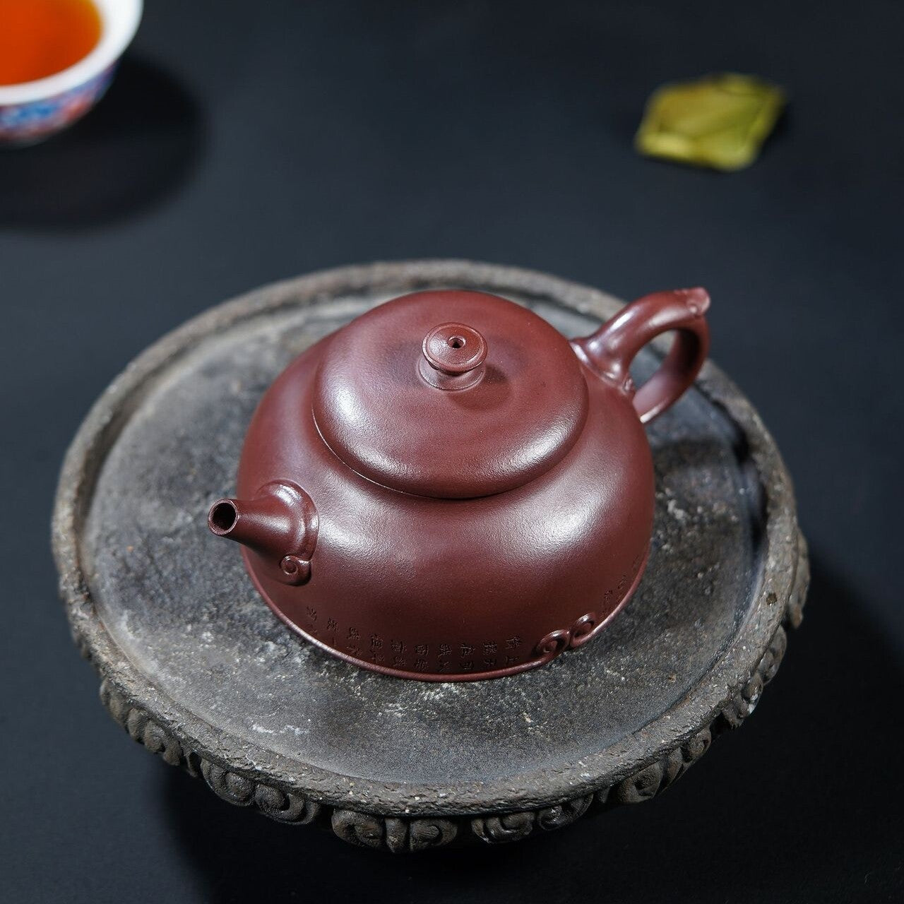 Traditional Craft Handmade Tea Pot 9 Infuser Holes Yixing Zisha Clay Master Pot