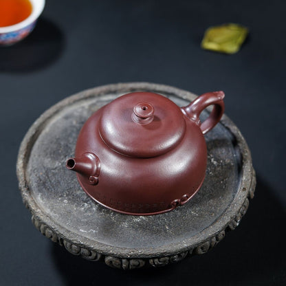 Traditional Craft Handmade Tea Pot 9 Infuser Holes Yixing Zisha Clay Master Pot