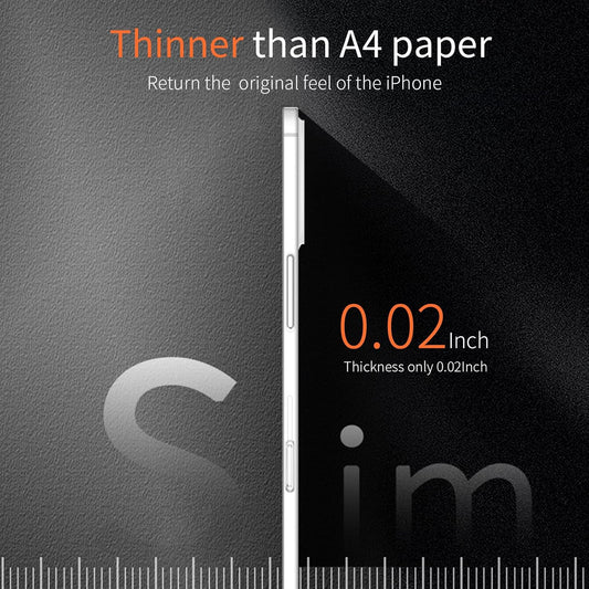 for Iphone 17 Pro Max Slim Case,0.2Mm Fit[Paper-Thin]Lightweight Case Matte Fini